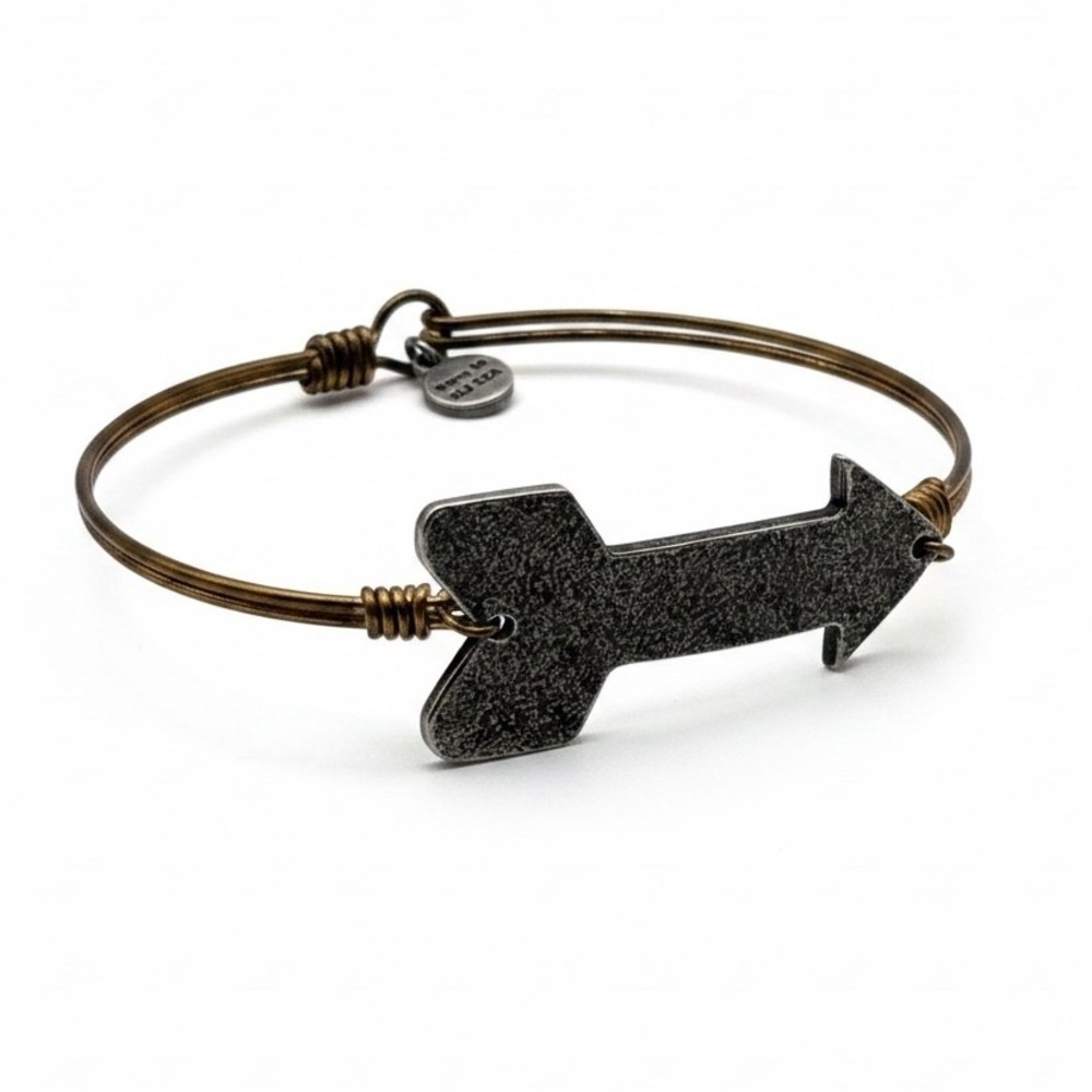 Luca + Danni Arrow‎ Bangle Bracelet Bronze Silver Boho Stackable Jewelry USA